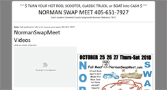 Desktop Screenshot of normanswapmeet.com